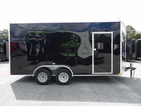 More photos of 2027 Seed Cargo 7X16 TA Custom at WOW Cargo Trailers, GA