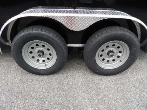 Another view of 2027 Steel Pines Cargo 7X14 TA Custom for sale in Cochran, GA at WOW Cargo Trailers