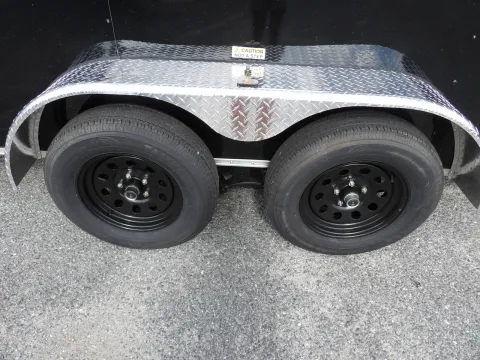 Another view of 2027 All World Trailers 7X16 TA S1 for sale in Cochran, GA at WOW Cargo Trailers