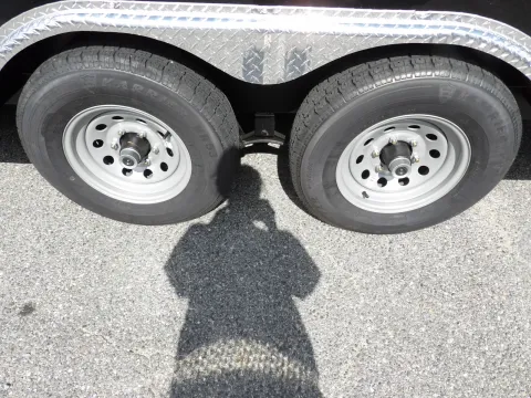 Another view of 2027 Steel Pines Cargo 8.5X16 TA Custom for sale in Cochran, GA at WOW Cargo Trailers