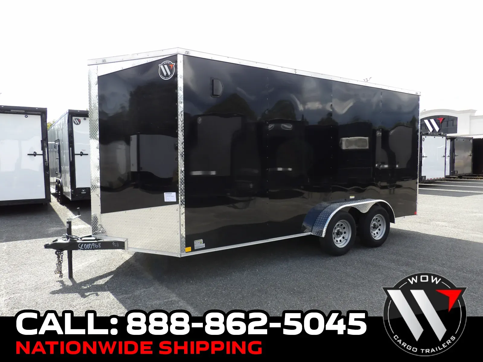 Black 2027 Seed Cargo 7X16 TA Custom for sale in Cochran, GA