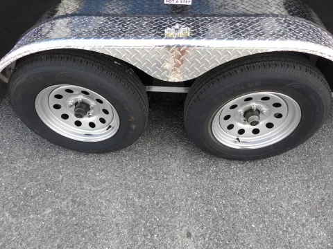 Another view of 2027 Seed Cargo 7X16 TA Custom for sale in Cochran, GA at WOW Cargo Trailers