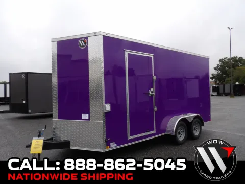 Purple 2027 Diamond Cargo 7X16 Con Custom for sale in Cochran, GA