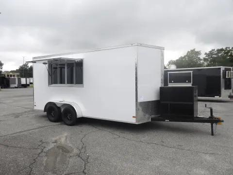 More photos of 2027 All World Trailers 7X16 Con Custom at WOW Cargo Trailers, GA