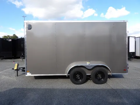 Another view of 2027 All World Trailers 7X14 TA Custom for sale in Cochran, GA at WOW Cargo Trailers