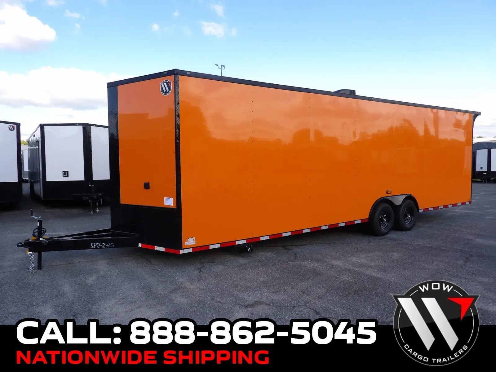 Black 2027 Steel Pines Cargo 8.5X28 Custom Race for sale in Cochran, GA