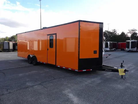 More photos of 2027 Steel Pines Cargo 8.5X28 Custom Race at WOW Cargo Trailers, GA