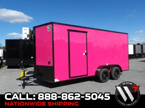 Black 2027 All World Trailers 7X16 Con Custom for sale in Cochran, GA
