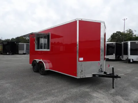 More photos of 2027 All World Trailers 7X16 Con Custom at WOW Cargo Trailers, GA