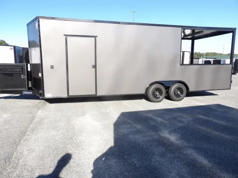 Another view of 2027 Steel Pines Cargo 8.5X24 BBQ Custom for sale in Cochran, GA at WOW Cargo Trailers