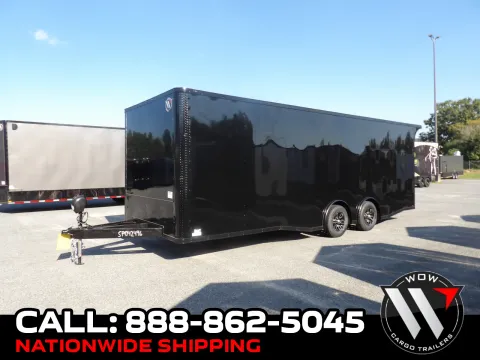 Black 2027 Steel Pines Cargo 8.5X24 Custom Race for sale in Cochran, GA