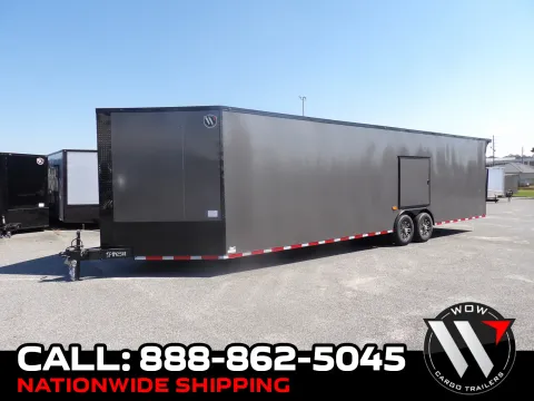 Black 2027 Steel Pines Cargo 8.5X32 Custom Race for sale in Cochran, GA
