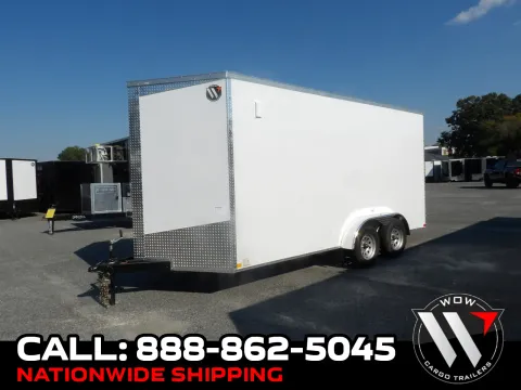 White 2027 Seed Cargo 7X16 TA Custom for sale in Cochran, GA