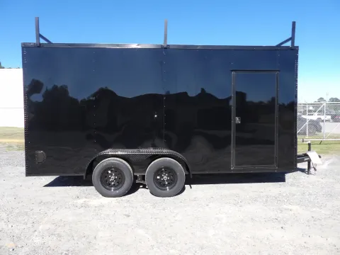 More photos of 2027 Steel Pines Cargo 7X16 TA Custom at WOW Cargo Trailers, GA