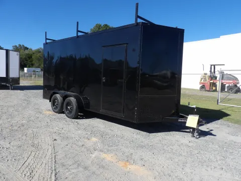 More photos of 2027 Steel Pines Cargo 7X16 TA Custom at WOW Cargo Trailers, GA