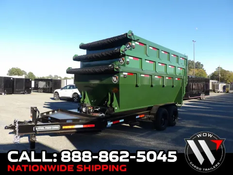 Black 2027 Steel Pines Cargo 14' BP Roll Off Trailer for sale in Cochran, GA