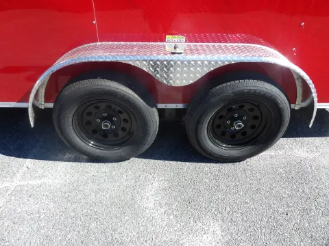 Another view of 2027 All World Trailers 7X16 Con Custom for sale in Cochran, GA at WOW Cargo Trailers
