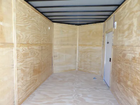 Another view of 2027 Seed Cargo 7X16 TA S1 for sale in Cochran, GA at WOW Cargo Trailers