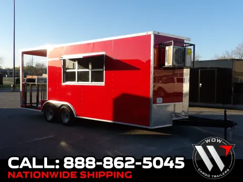 Red 2025 Steel Pines Cargo 8.5X20 Enclosed for sale in Cochran, GA