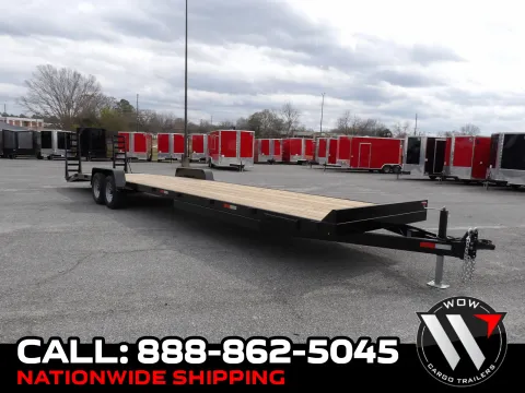 Black 2026 Brewer Implements 7x36 Bumper Pull Open Equipment Trailer for sale in Cochran, GA