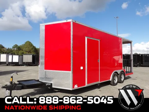 Red 2026 Steel Pines 8.5X20 Enclosed for sale in Cochran, GA