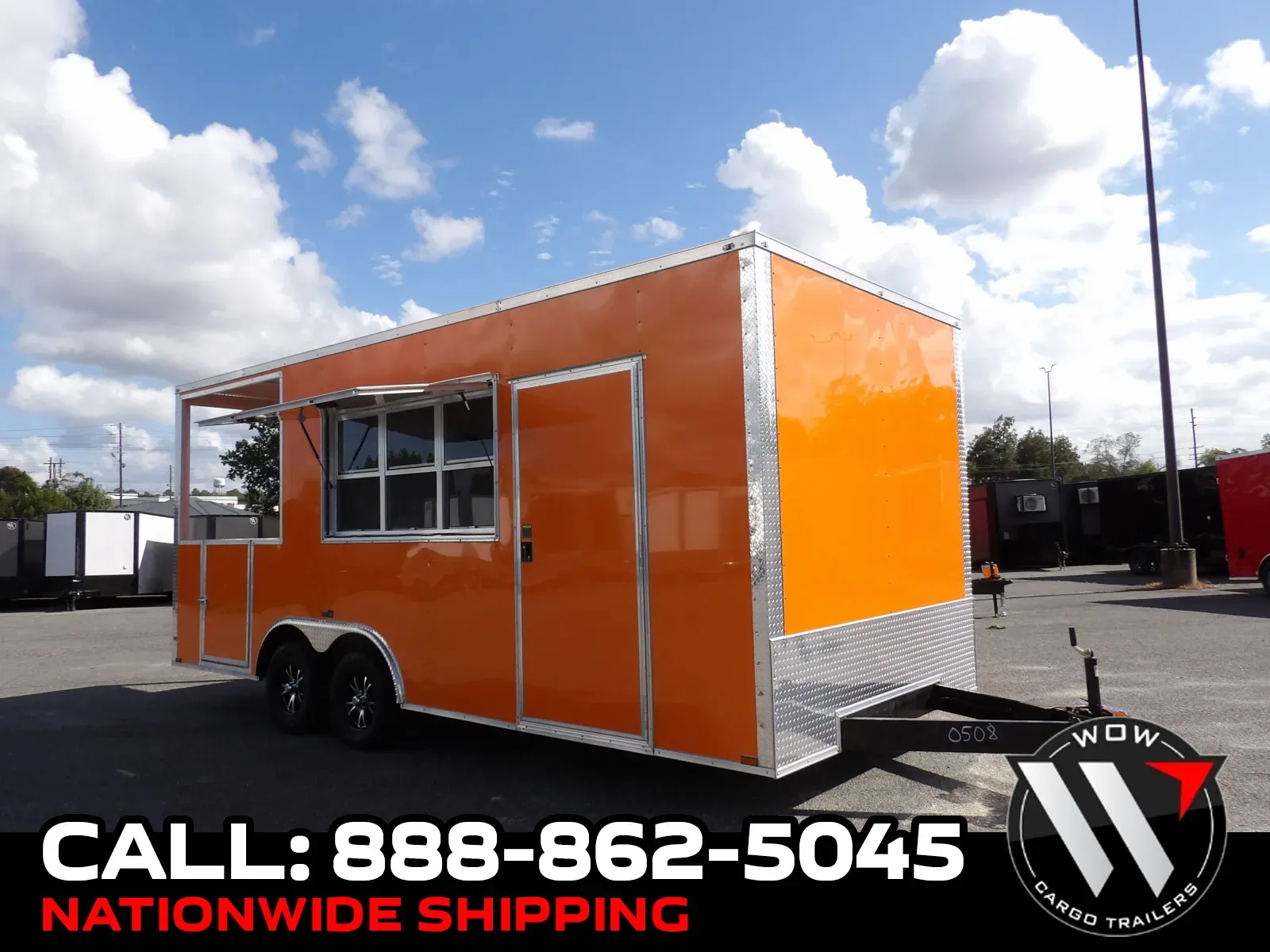 Orange 2025 Hook & Line Cargo 8.5X20 Enclosed for sale in Cochran, GA