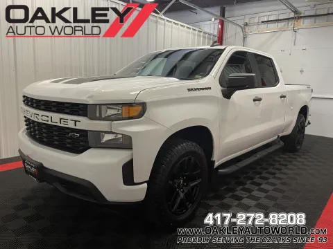 White 2021 Chevrolet Silverado 1500 Custom for sale in Branson West, MO