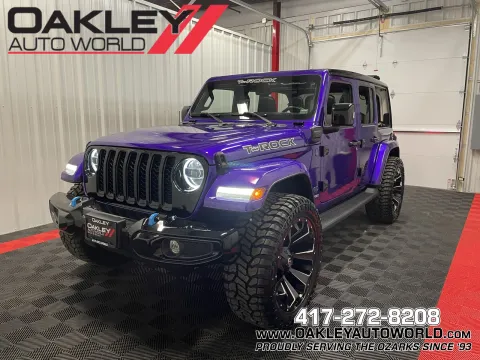 Black 2023 Jeep Wrangler Sahara 4xe for sale in Branson West, MO