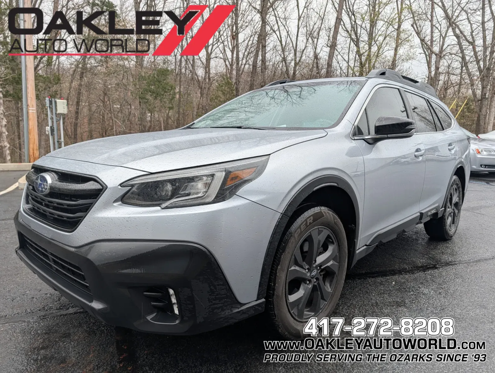 Silver 2021 Subaru Outback Onyx Edition XT for sale in Branson West, MO