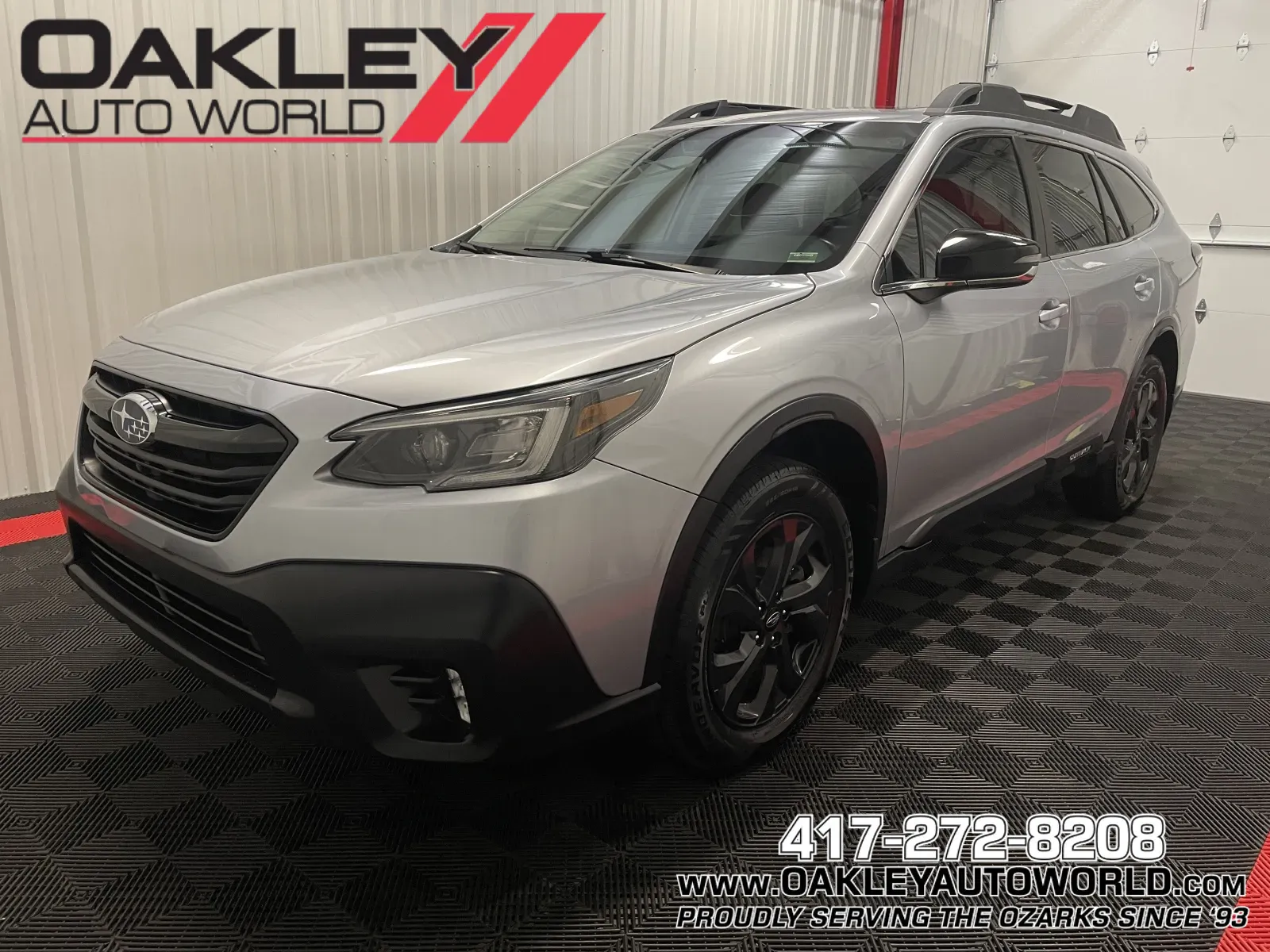 Silver 2021 Subaru Outback Onyx Edition XT for sale in Branson West, MO