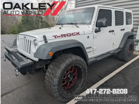 White 2016 Jeep Wrangler Unlimited Sport for sale in Branson West, MO