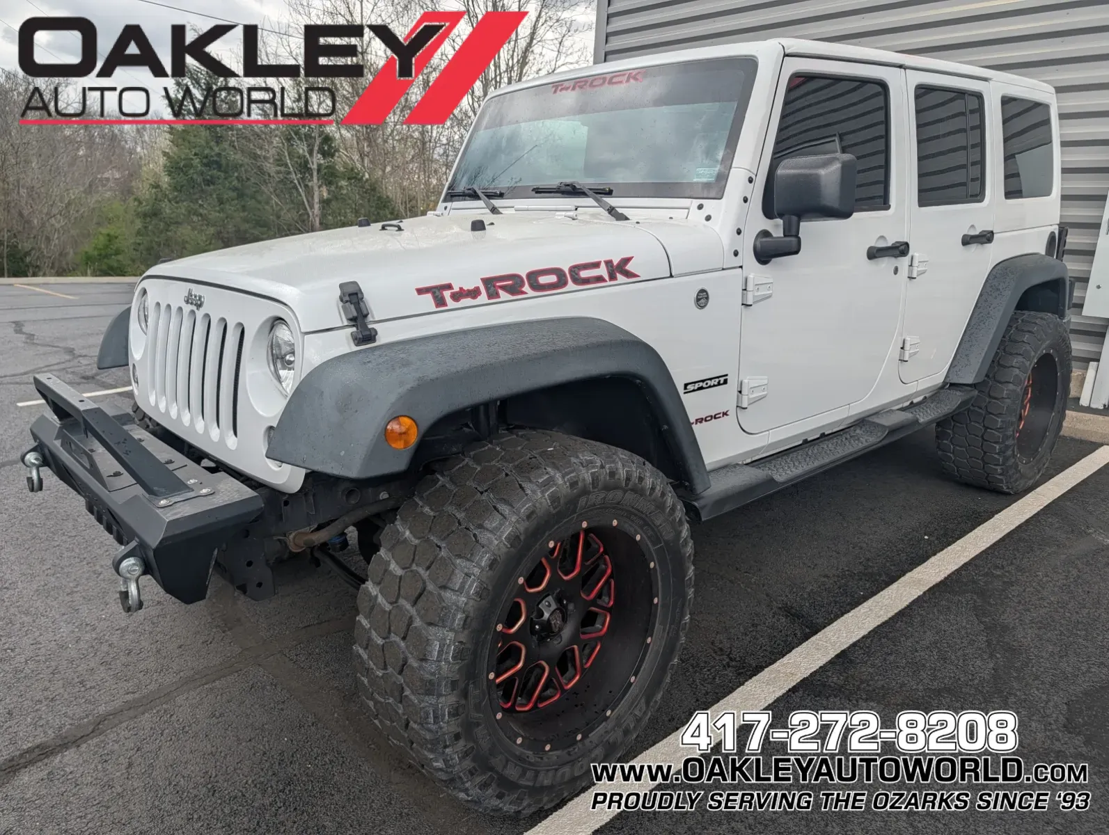 White 2016 Jeep Wrangler Unlimited Sport for sale in Branson West, MO