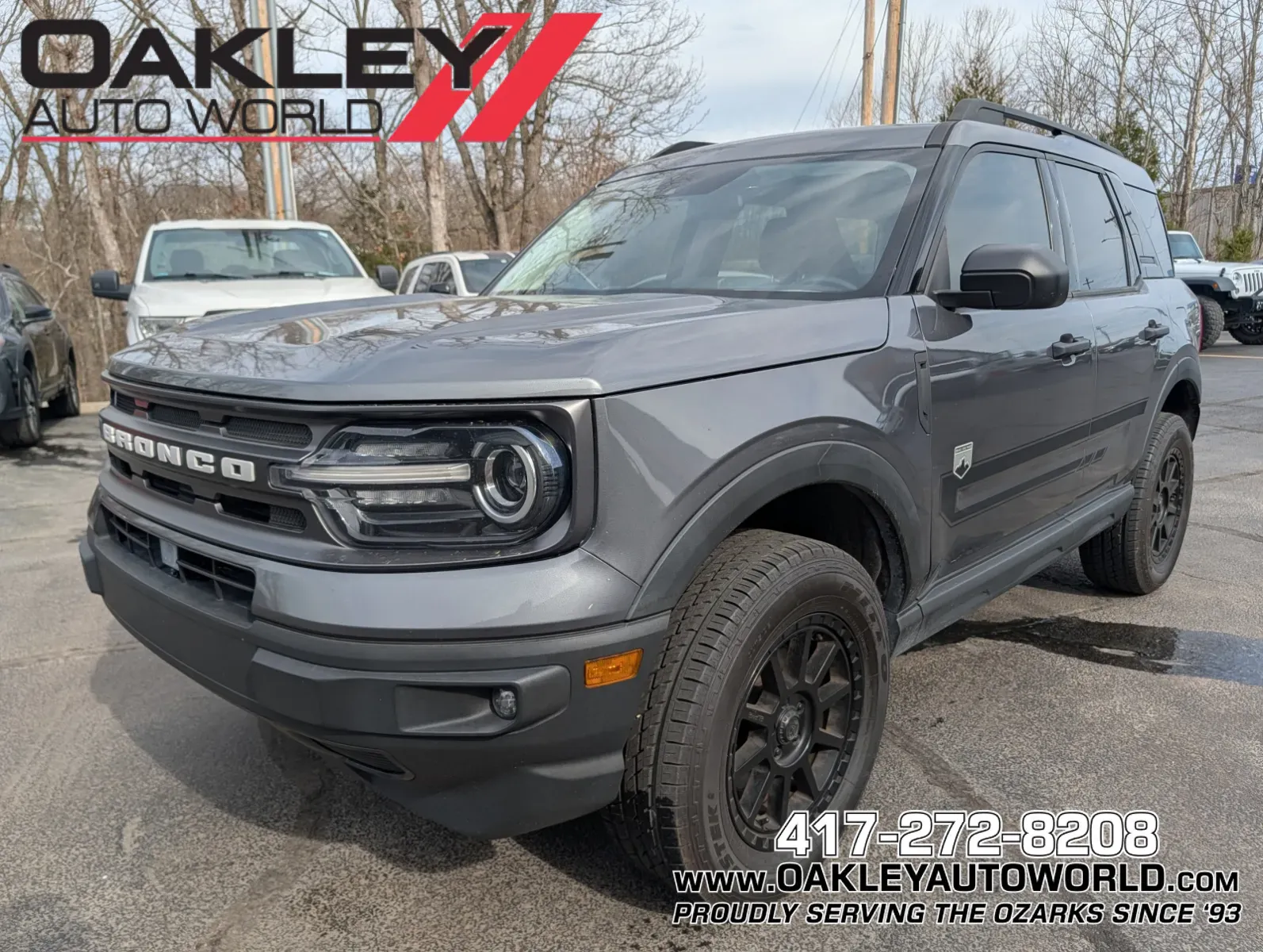 Gray 2022 Ford Bronco Sport Big Bend for sale in Branson West, MO