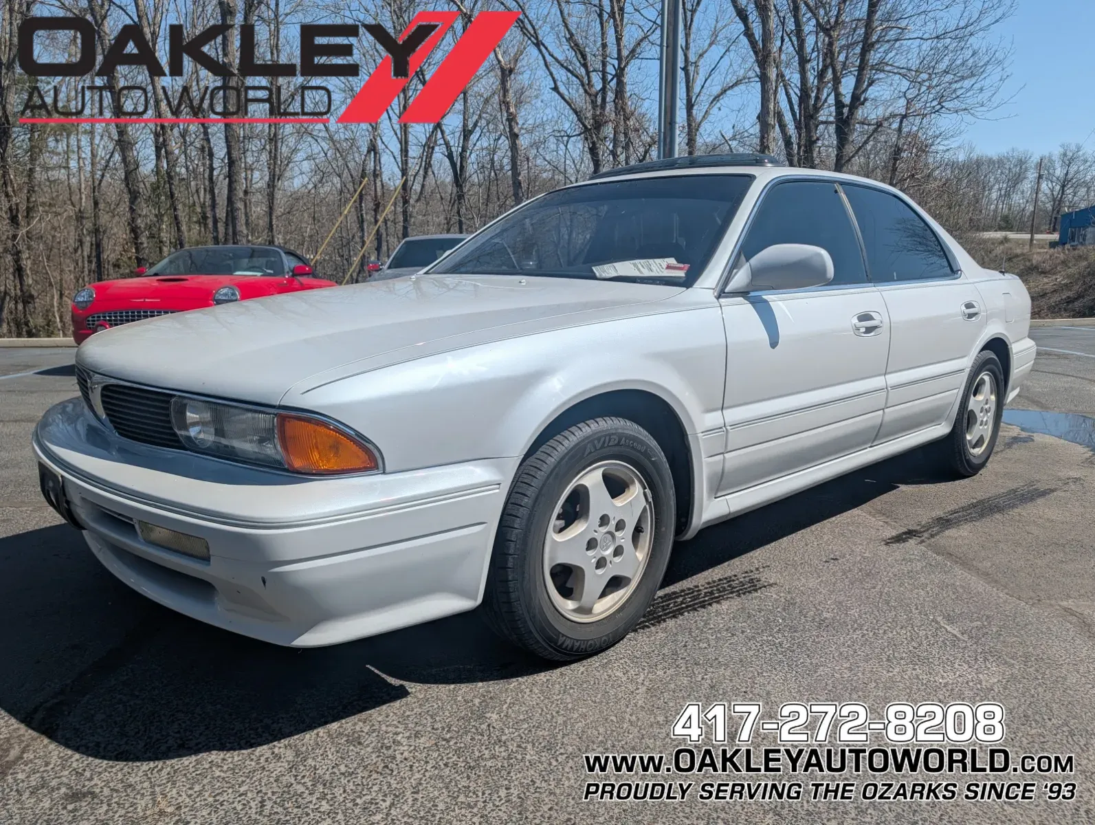 White 1994 Mitsubishi Diamante LS for sale in Branson West, MO