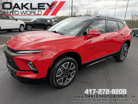 Red 2024 Chevrolet Blazer RS for sale in Branson West, MO
