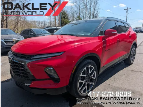 Red 2024 Chevrolet Blazer RS for sale in Branson West, MO