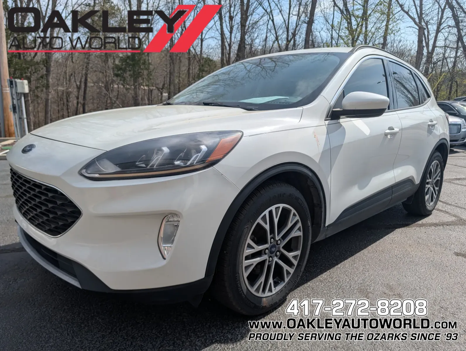 White 2022 Ford Escape SEL for sale in Branson West, MO