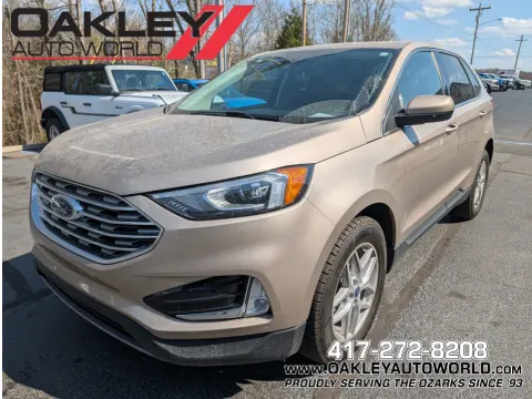 Gold 2021 Ford Edge SEL for sale in Branson West, MO