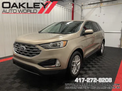 Gold 2021 Ford Edge SEL for sale in Branson West, MO