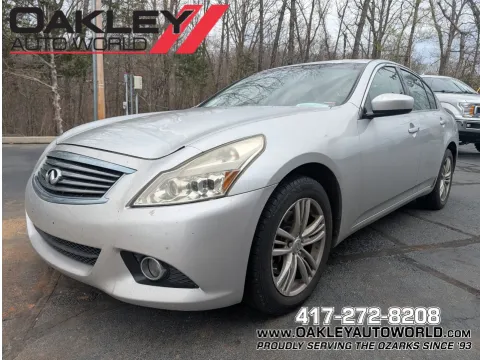 Silver 2011 INFINITI G37 X for sale in Branson West, MO