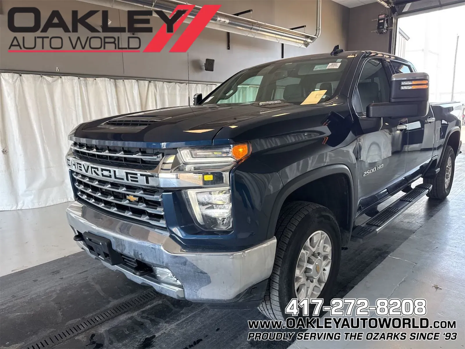 Blue 2022 Chevrolet Silverado 2500HD LTZ for sale in Branson West, MO