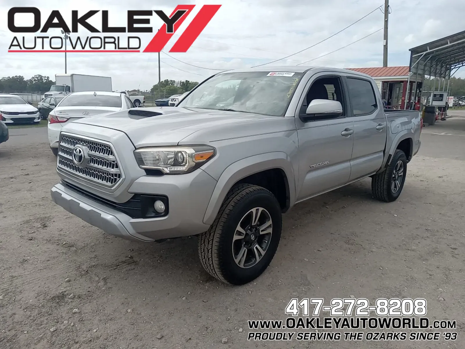 Silver 2017 Toyota Tacoma TRD Sport for sale in Branson West, MO