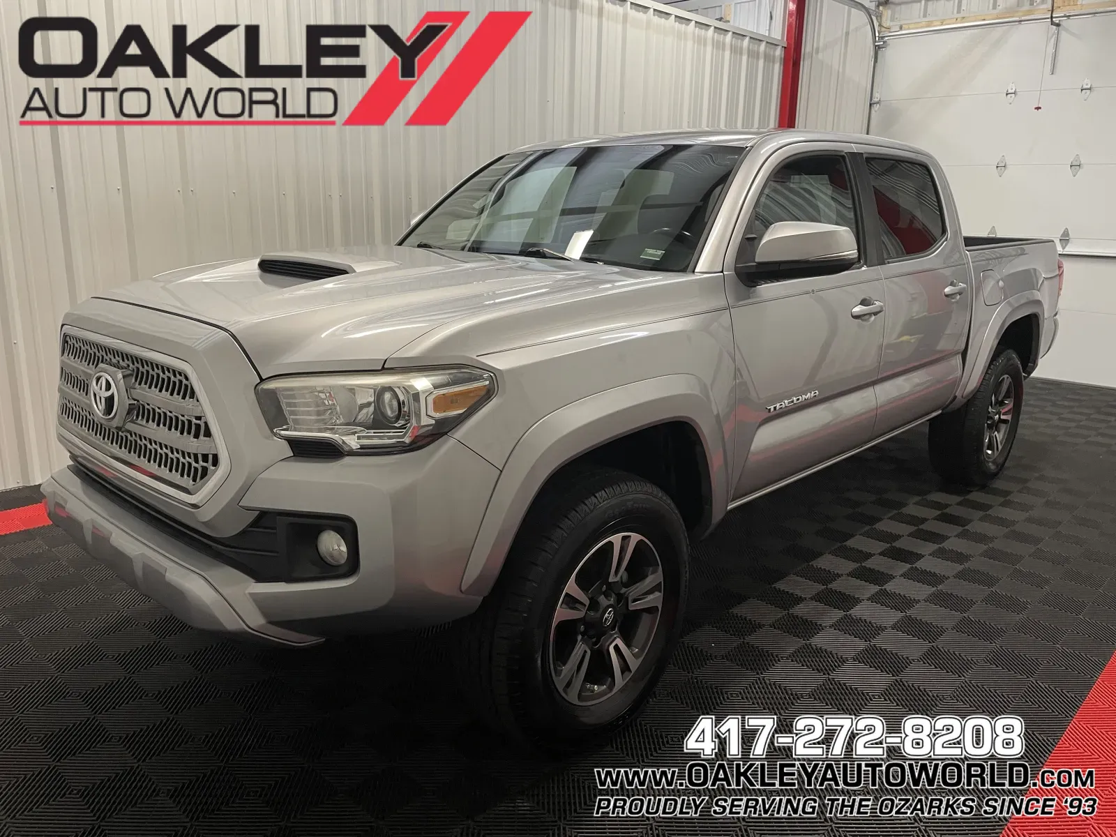 Silver 2017 Toyota Tacoma TRD Sport for sale in Branson West, MO