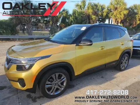 Yellow 2023 Kia Seltos S for sale in Branson West, MO