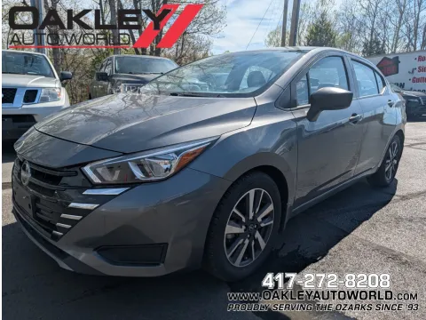 Gray 2023 Nissan Versa 1.6 S for sale in Branson West, MO