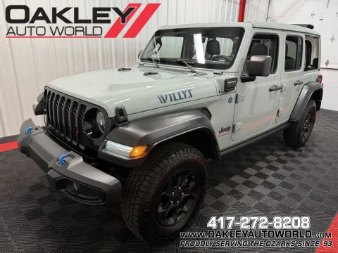 Gray 2023 Jeep Wrangler Base 4xe for sale in Branson West, MO