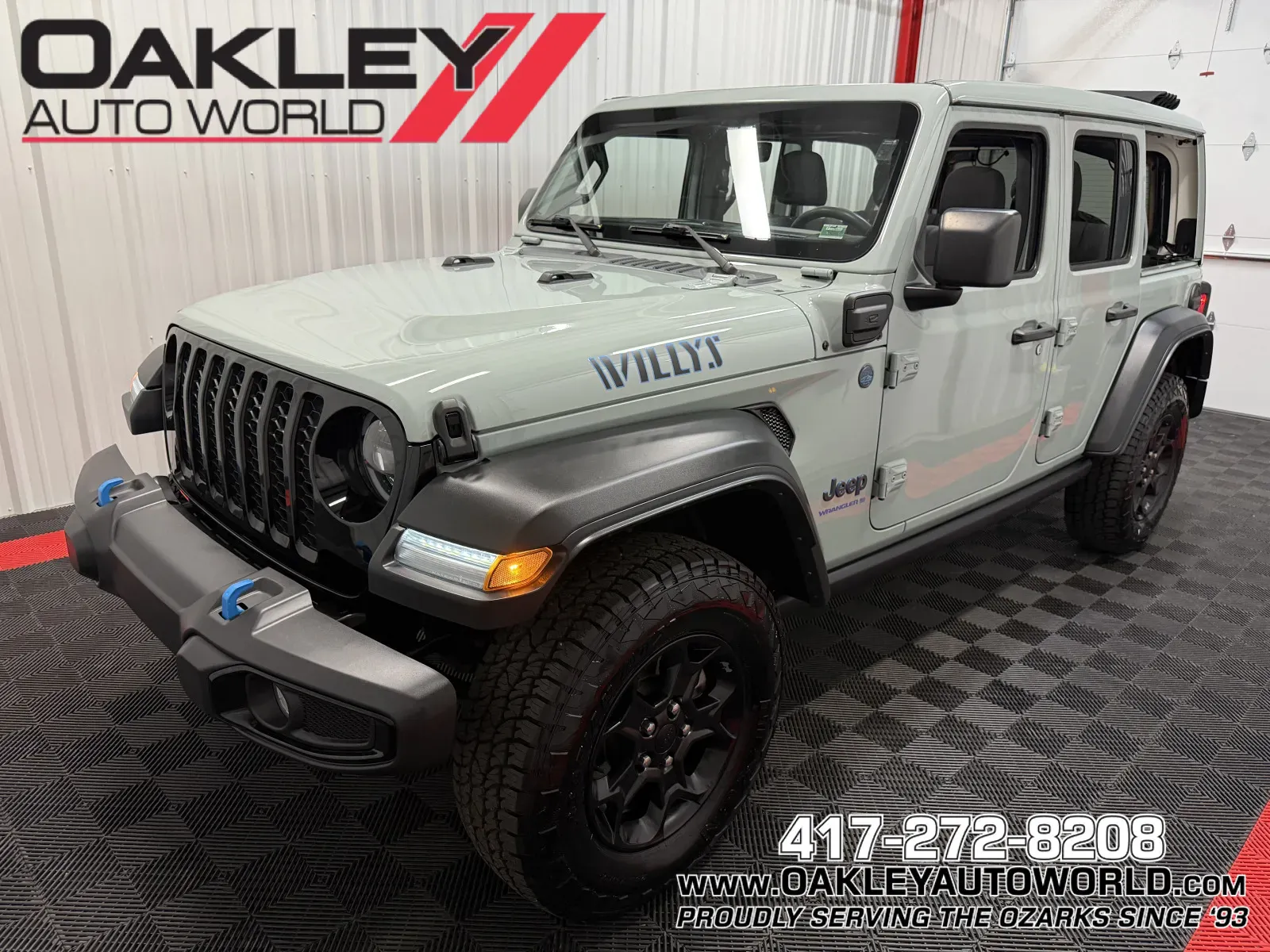 Gray 2023 Jeep Wrangler Base 4xe for sale in Branson West, MO