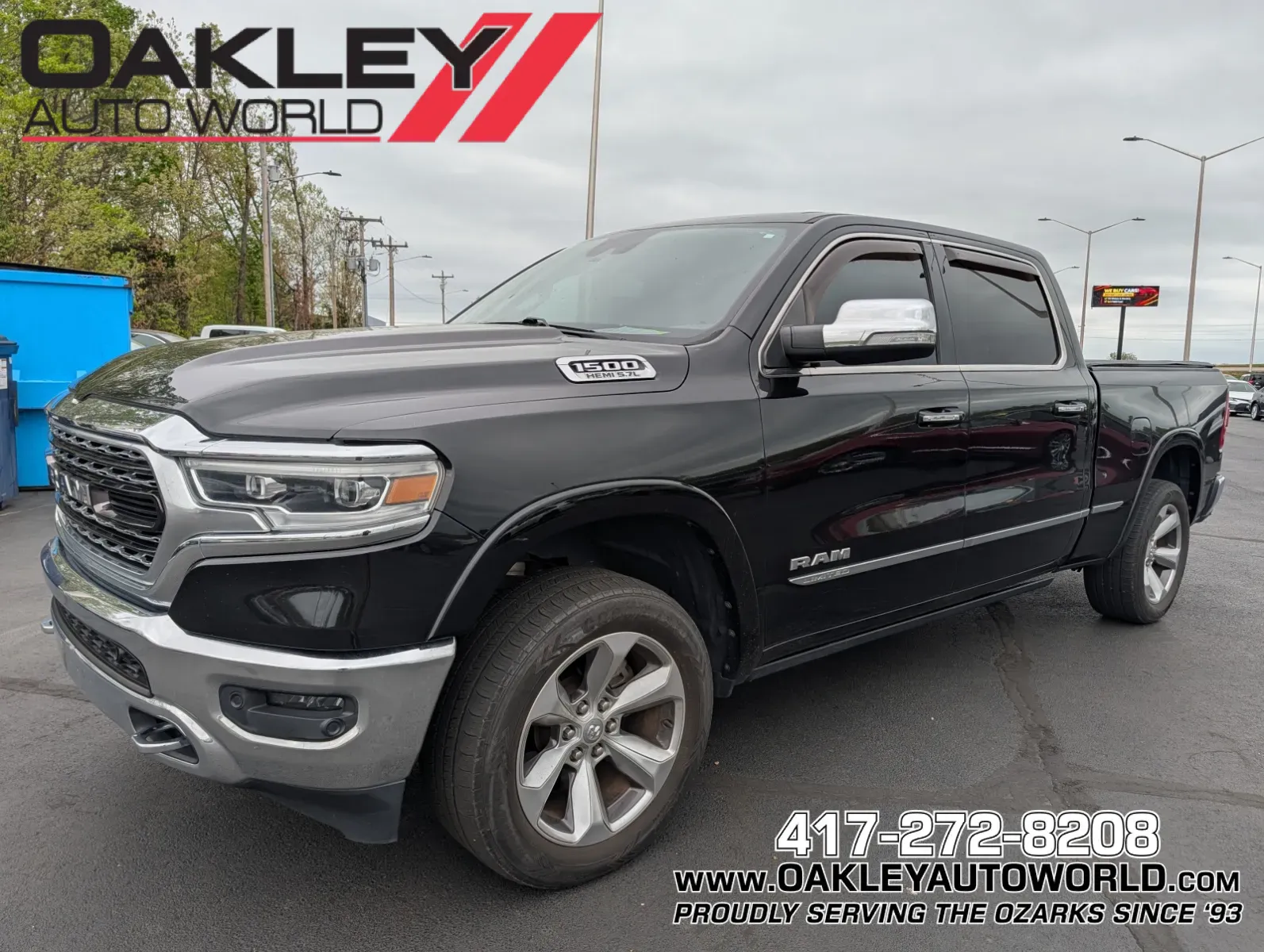 Black 2019 Ram 1500 Limited for sale in Branson West, MO