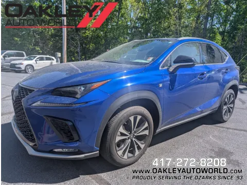 Blue 2021 Lexus NX 300 F Sport for sale in Branson West, MO