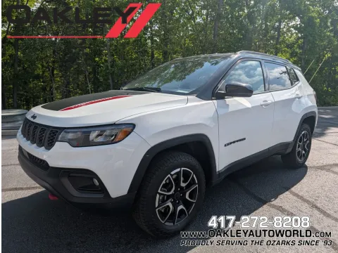 White 2026 Jeep Compass Trailhawk for sale in Branson West, MO